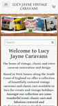 Mobile Screenshot of lucyjaynecaravans.com